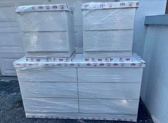 New Dresser With Nightstands Bedroom Set New Assembled Comoda Nueva Juego De Cuarto 