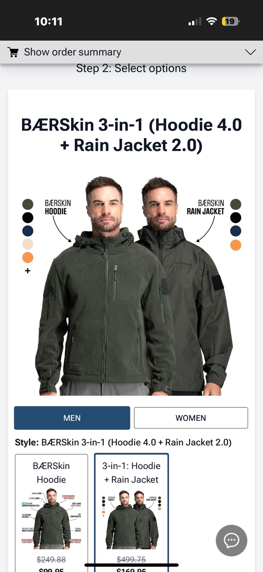 Bearskin 4.0 Combo Jacket