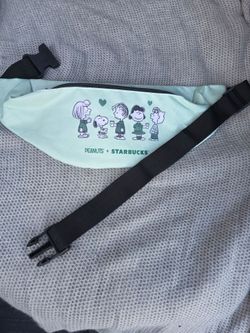 Starbucks Peanuts Snoopy Belt Bag Mint Green 2024 Collectors Edition Fanny Pack