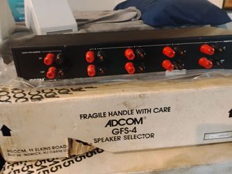 Adcom GFS-4 Speaker Selector.