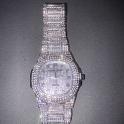 Iced Out Bling Bing A P Watch