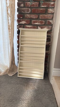 Pottery Barn Kids White Book Rack / Display Shelf