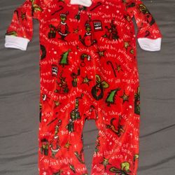 New kids grinch pjs onesie 9 months