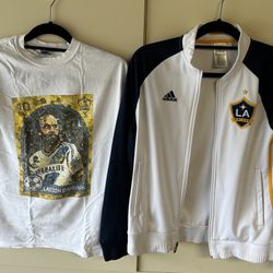 La Galaxy Donovan Limited T-Shirt And Galaxy Adidas Jacket 