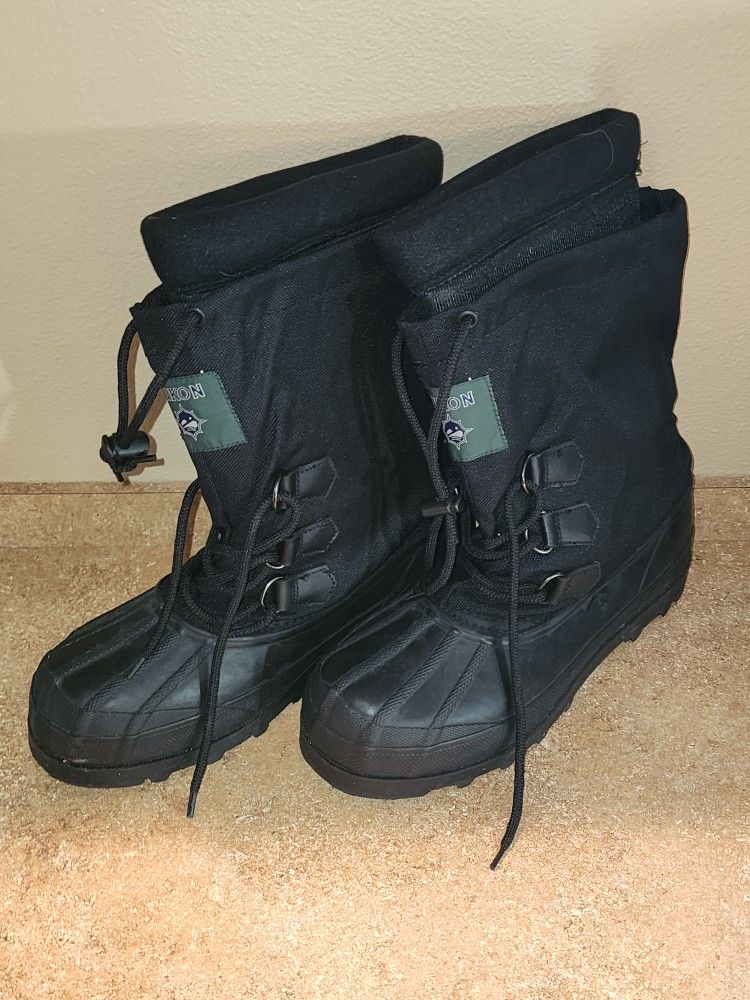 YUKON-Avalanche Snow Boots Men's Size 12M Insulated Steel Shank