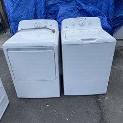 GE Washer And Electric Dryer Almost New One Receipt For 90 Days Warranty 