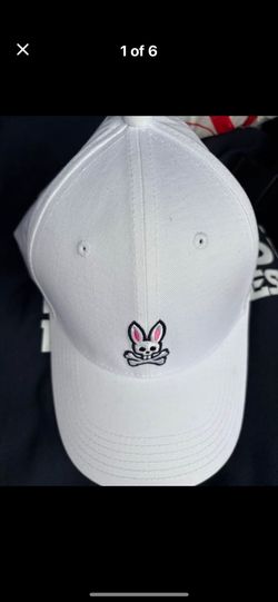 Psycho Bunny, White Hat , Adjustable NWOT