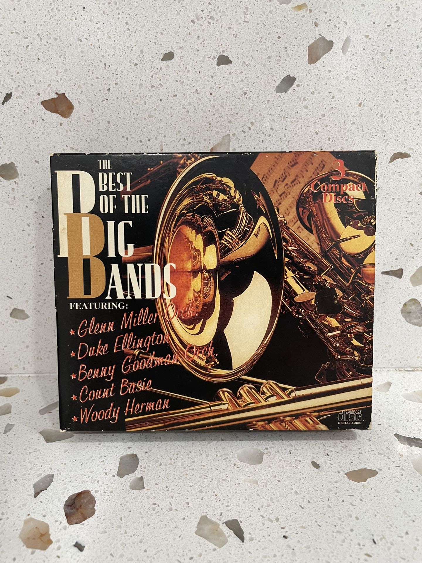 The Best Of The Big Bands CD 3 Disc Box Set Glen Miller Duke Ellington CIB 1994