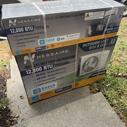 New 12,000 BTU Hessaire Mini Split