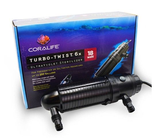 Coralife Turbo Twist 6X UltraViolet Sterilizer 18W