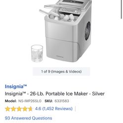 Insignia 26lb Portable Ice Maker