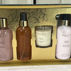 JAME &JO Rose &Neroli Candle Collection Set NIB