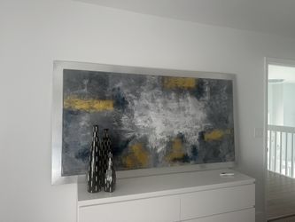 Beautiful Large Modern Hand Painted Art 