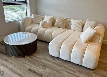 Ivory Boucle Brand New 