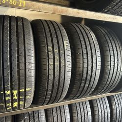 SET OF TIRE 205 45 17 PIRELLI 85% LIFE