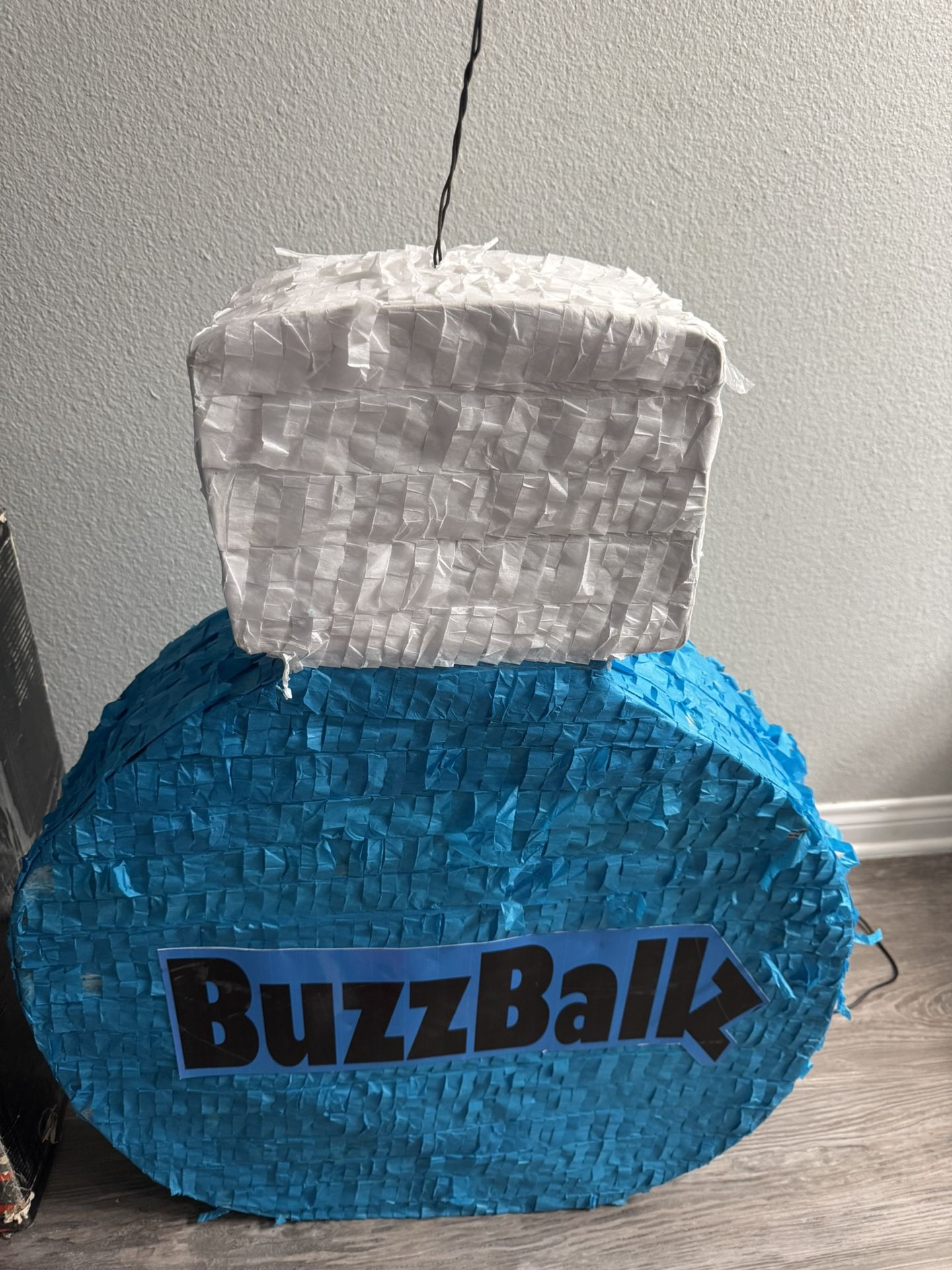 blue buzzball pinata
