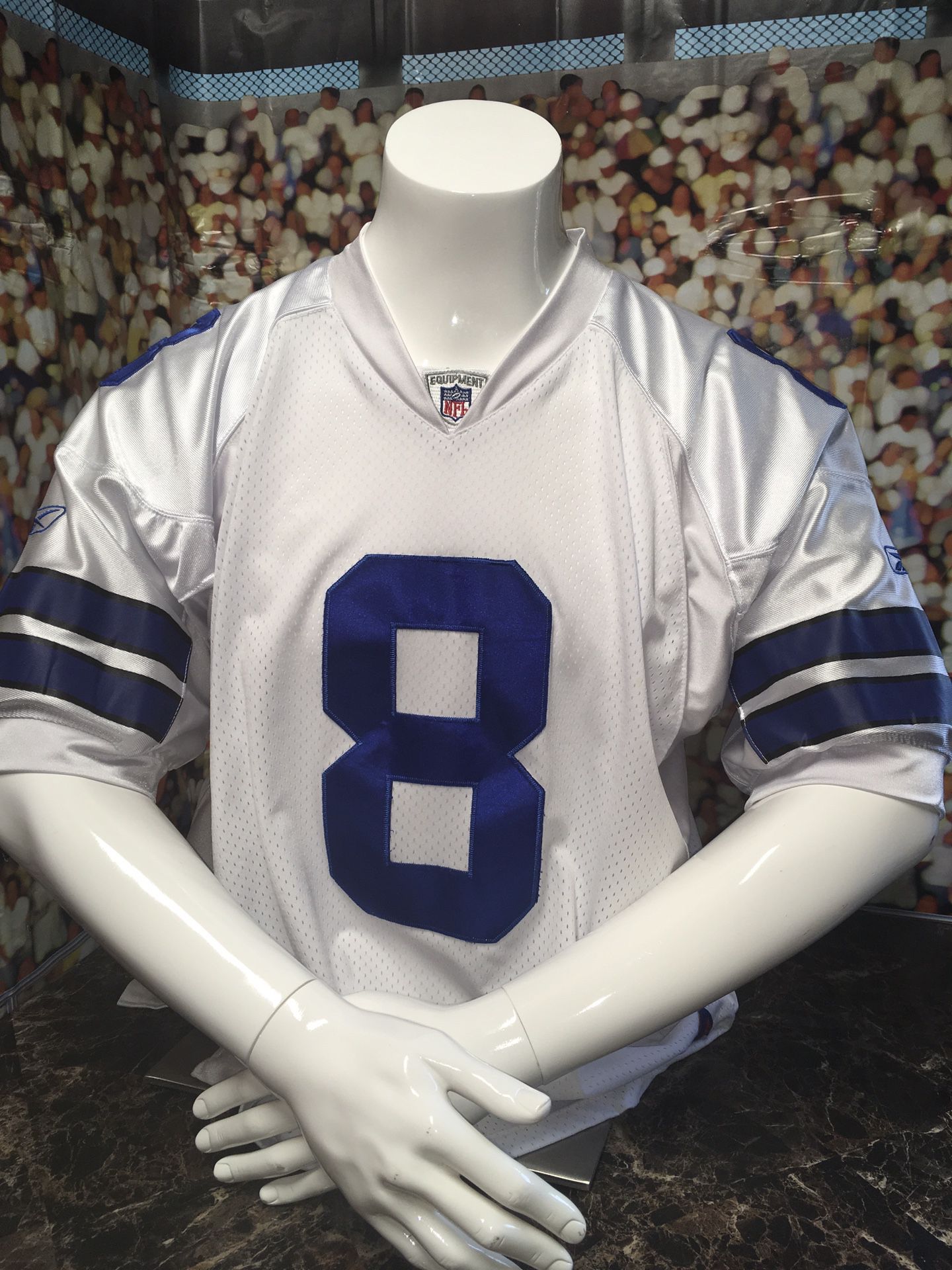Reebok Authentic Troy Aikman Dallas Cowboys Jersey Sz 52 (2XL) Pre-owned Minimal signs of wear No rips, tears or stains Please see photos