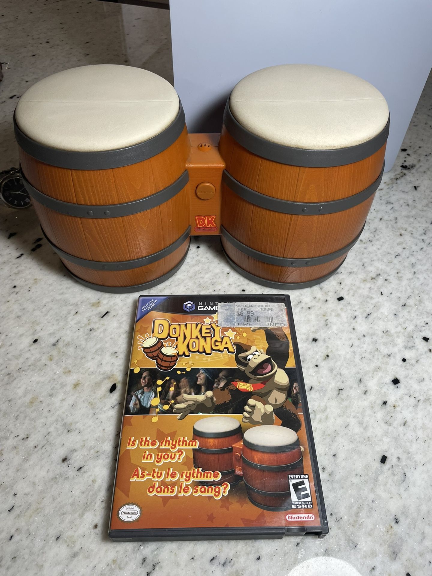 Donkey Konga & DK Bongos (Nintendo GameCube, 2004) Tested & Working NICE