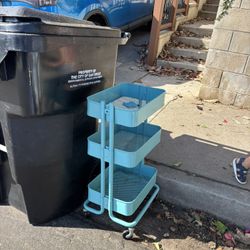Free Blue Metal Ikea Cart