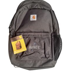Carhartt canvas classic laptop gray zip travel work backpack