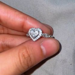 Silver Heart Ring 