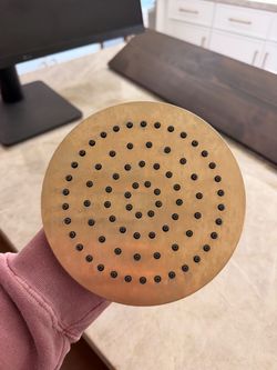 Gold shower head