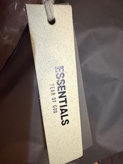 ESSENTIALS FEAR OF GOD Black Shorts and T-shirt Set