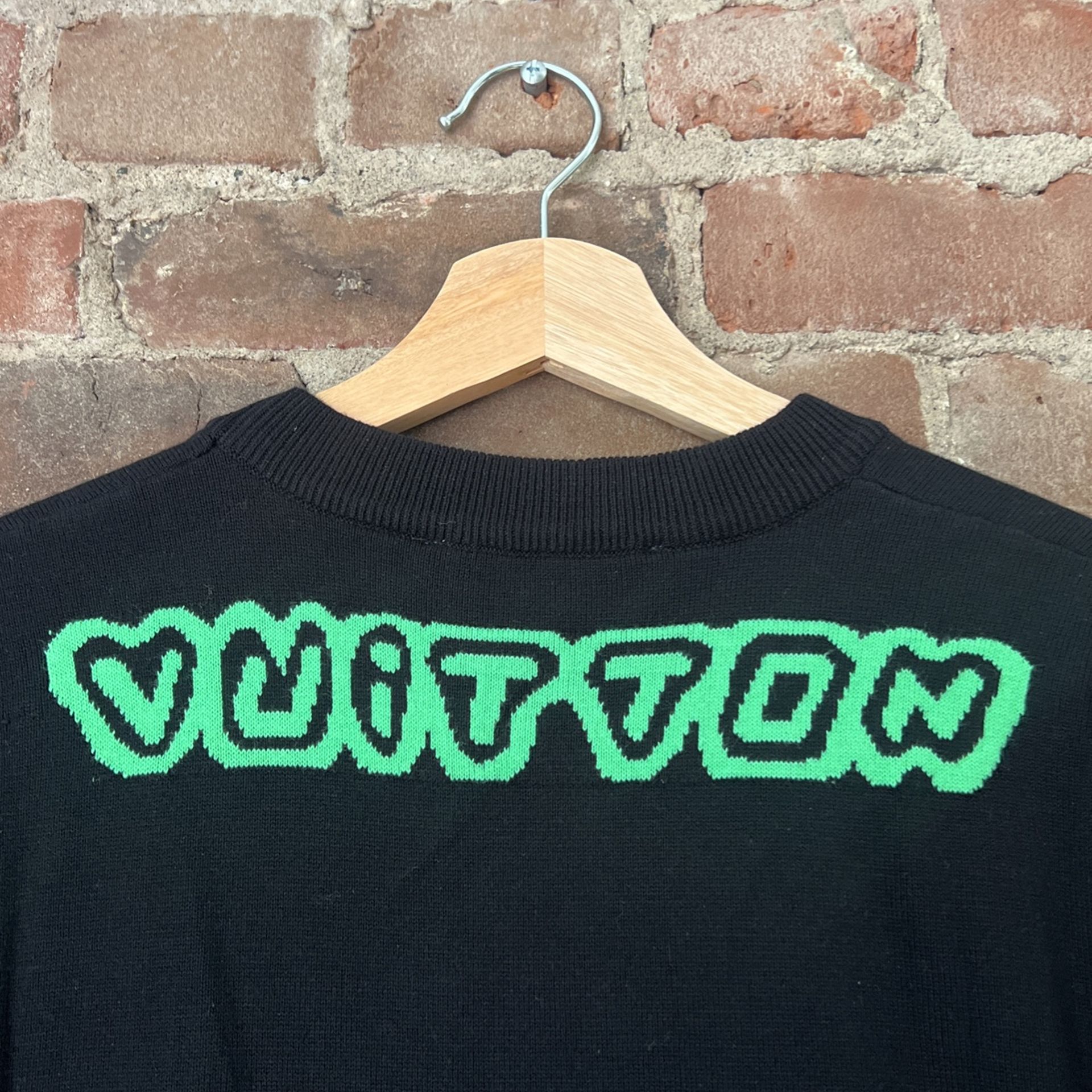 Louis Vuitton Black & Green 1854 Knit T-Shirt