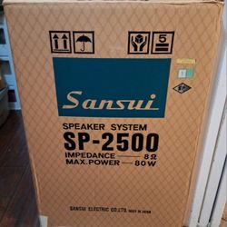 Vault-Find Sansui SP-2500 Factory Sealed — NOS 1970s Japanese Hi-Fi — Never Opened — Museum-Grade — Pickup Only

Discovered during a vault auction in 