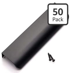Goldenwarm 50 Pack Black Cabinet Handles 5 Inch 