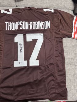 DORIAN THOMPSON-ROBINSON SIGNED Autograph Custom Jersey-Cleveland Browns