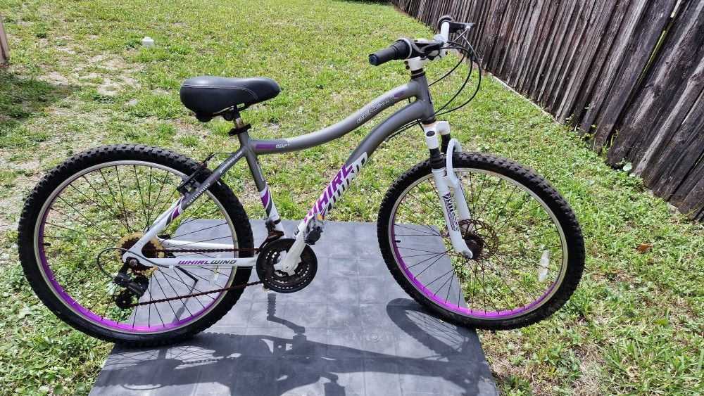 Genesis 26 Inch Whirlwind Women's/ Girls Purple & White Bike Bicycle
