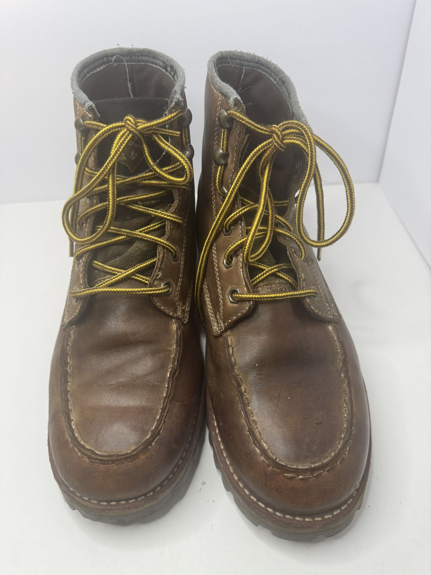 Herman Survivors 'Ardel'Brown Leather Boots Size 9.5