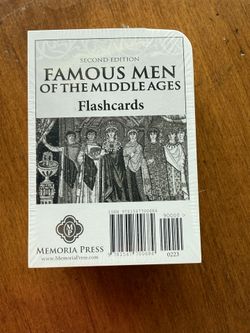 Famous Men Of The Middle Ages Flash cards