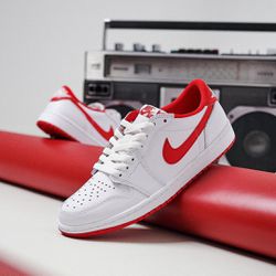 Nike Air Jordan 1 Retro Low OG University Red White - Sizes 8 / 10.5 / 11 / 12 / 13 / 14