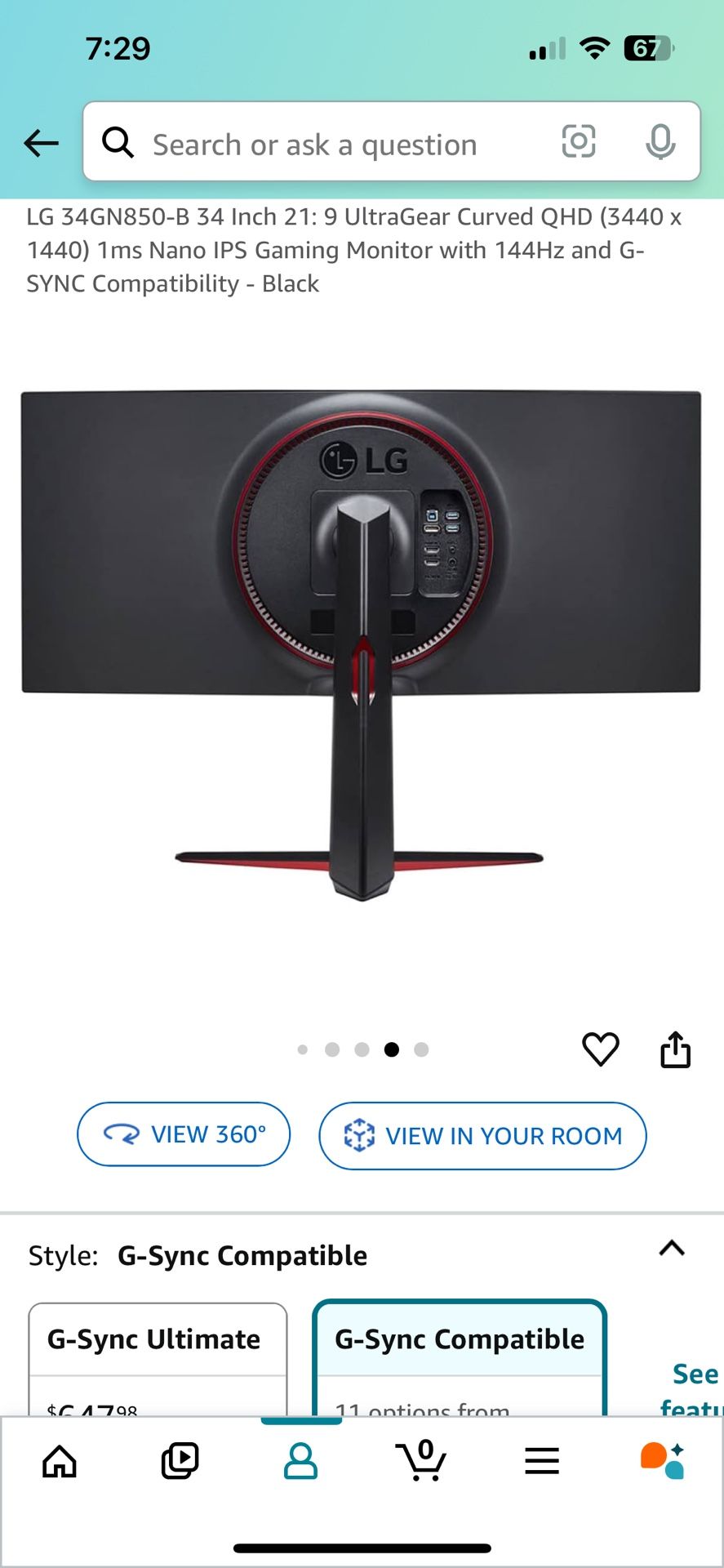 Lg 34gn850 B Monitor 21 144hz G Sync Lg 34gn850 3440x1440 G Sync