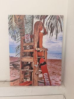 Wall decor beach babe