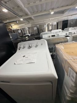 GE White Gas Dryer