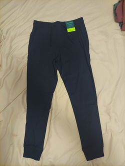 BNWT MENS ADULT SMALL TEK GEAR BLACK LIGHTWEIGHT JOGGER PANTS 