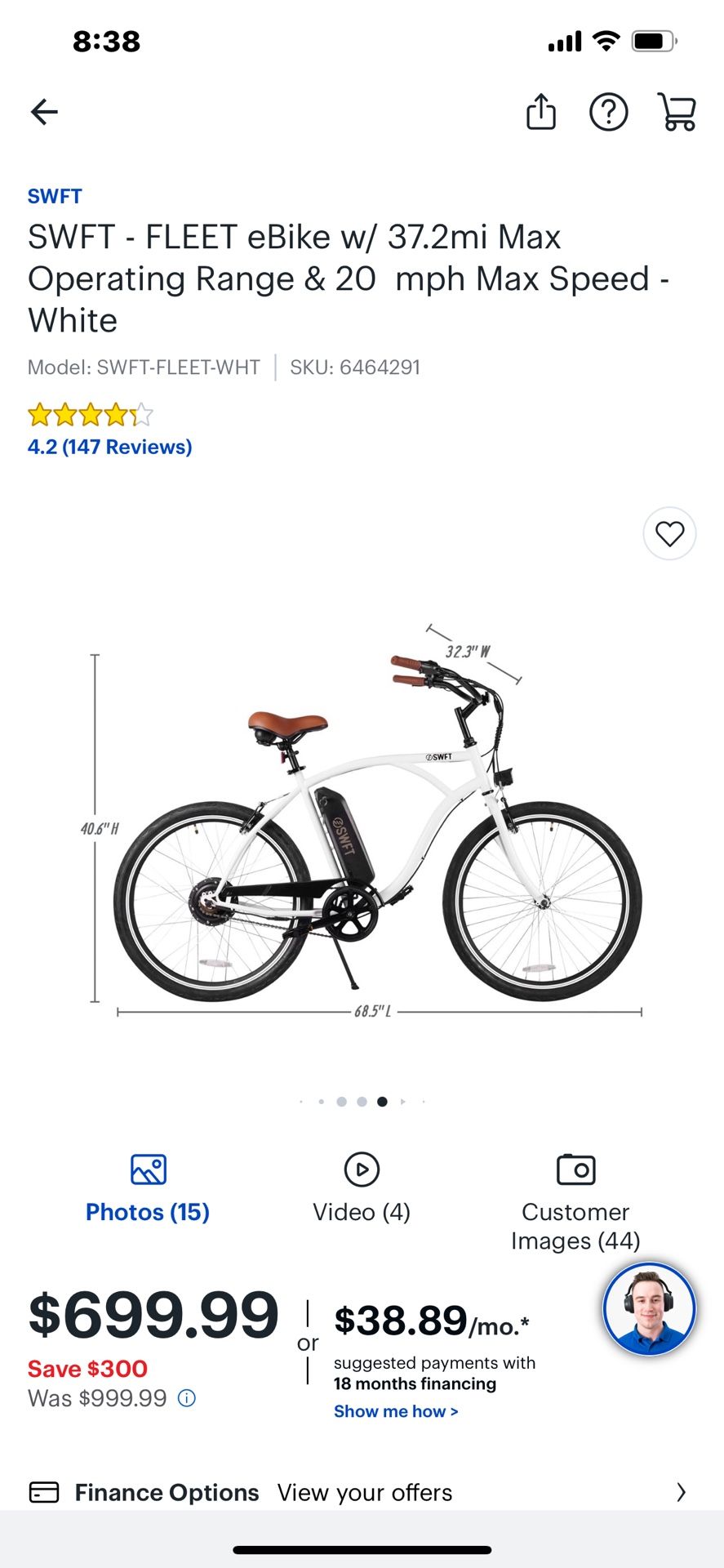 New Ebike, Swft Cruiser Ebike