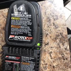 Rotozip Charger And Battery
