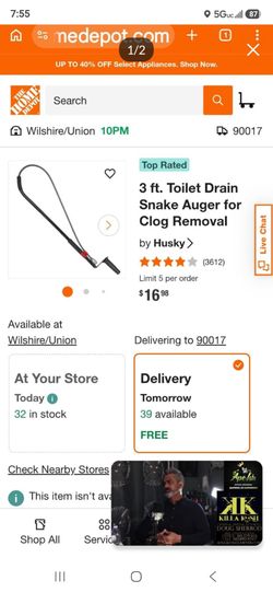 Toilet snake /auger