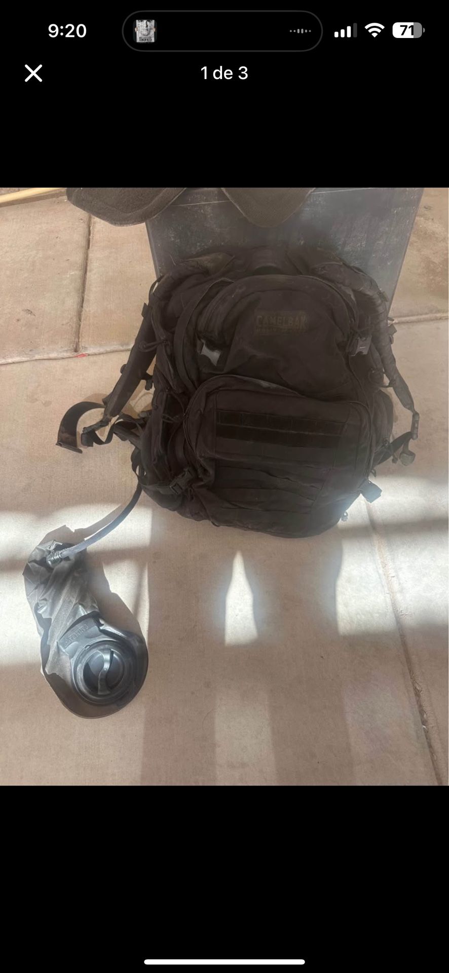 Camelback Backpack Black Maximum Gear Tranformer Outdoors,hiking Travel Etc