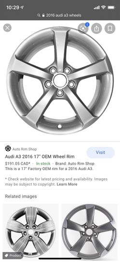 17” Audi wheels