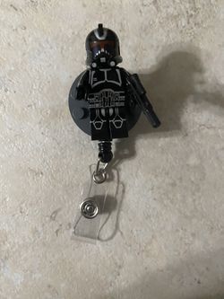 Starwars Disney Lego Trooper Badge Reel Id Holder