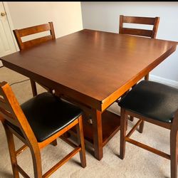 Counter Height Dining Table And Chairs