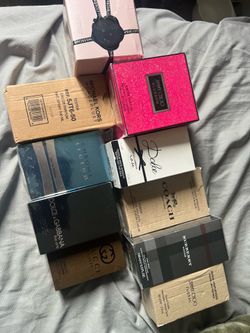 Various perfumes and colognes