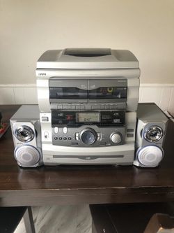 Gpx Stereo (5cd/cassette/record/radio)4in1 Test Working Good (speakers Free)