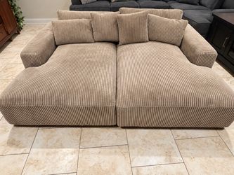 Oversized Double Chaise Sectional Sofa