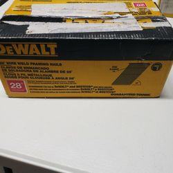 Dewalt 2000 Dws 10d-fh Wire Weld Framing Nails 28⁰ 3"x.120"  For Nail Guns